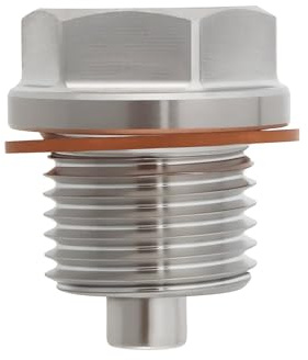 SG Store Bouchon de vidange d'huile pour voiture en acier inoxydable M16X1,5 mm avec aimant en néodyme