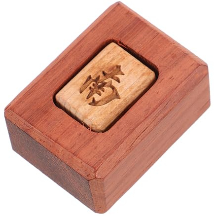 HONITANO Mahjong Wind Massivt Trä Indikator Kinesisk Brädspel Design och Elegant Elegant Autentiskt Spel Tillbehör för Amerikansk och Kinesisk Mahjong