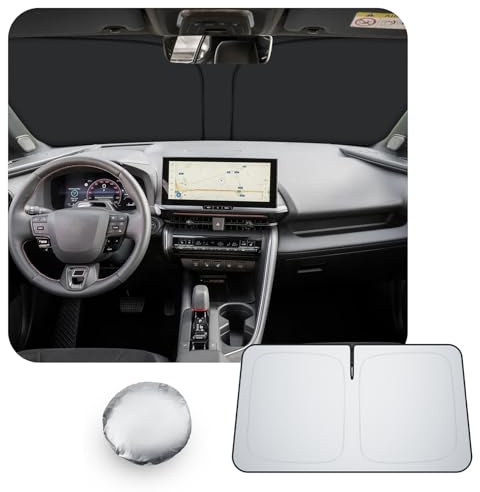 [Upgrade] CDEFG Compatible con Toyota C-HR CHR Hybrid 2024 2025 2026 Parasol Cubiertas Parasol Parabrisas Delantero Parabrisas Coche Parasol Accesorios