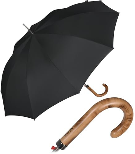 Knirps Herren Stockschirm Regenschirm Long AC black
