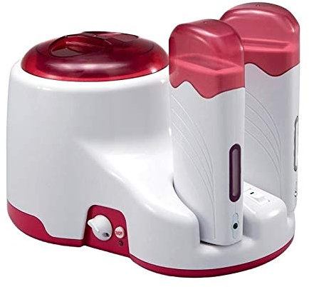 Kosmetex Professional Combi 2er Wachspatronen + 400ml Dose Executive Wachswärmer, Wachs-Erhitzer f. Patronen und Dosen