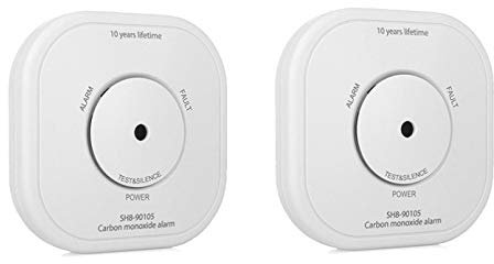 Lot de 2 détecteurs de monoxyde de carbone intelligents pour Smart Home PRO Serie