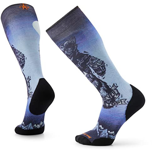 Smartwool Ski Targeted Cushion Always Explore Print OTC Socken