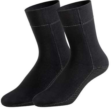 YDQUANI Calcetines de neopreno de 3 mm calcetines de traje de neopreno antideslizantes, botas de neopreno antideslizantes, calcetines de natación de agua fría, calcetines de buceo para mujeres y