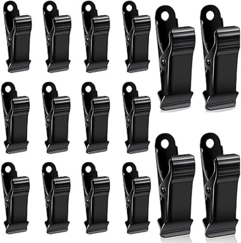 ORTAVA 20 Stück Metall Klemmen, Klemme, Federklemme, Federklemmen, für Kleidung, Fotos, Vorhänge, Badezimmer