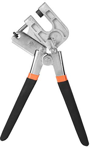 Pinza per Crimpare per Prigionieri in Metallo, Utensile Manuale per Fissaggio di Cornici per Punzonatura in Acciaio Legato, Strumenti per Cartongesso per Crimpare Perni da 270 Mm