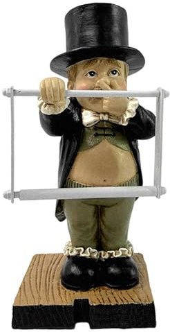 NASSMOSSE Bathroom Decor, Toilet Butler Funny Toilet Paper Holder Resin Figures 11x4x5 Boy Holding Nose Bathroom Paper Holder Modern Sculptures Home Decor for Home Shelf Table Desk, 1Set Style 2
