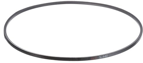 sourcing map 3L440 Classic Wrapped Rubber V-Belt, 44(1118mm) Outside Circumference, 3L Profile V Belt 3/8 Width 7/32 Height