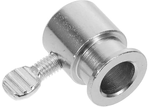 NUOBESTY Accessorio Per Barbecue in Metallo Cromato Fissaggio e Bloccaggio Asta Girevole Per Spiedo Supporto Robusto e Resistente Al Calore Per Giardino