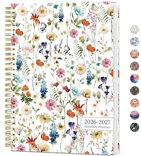 Monthly Planner 2026-2027, 18-Month Aesthetic Calendar, Jul 2026-Dec 2027