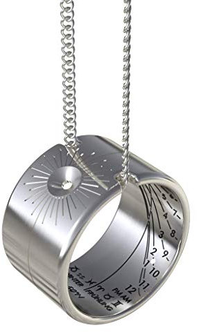 Sonnenuhr Helios Sonnenring II - Ring und Anhänger - Bauernring