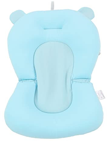 Almohadilla de Baño para bebé, Cojín de Apoyo para Bañera, Cojín para Cama de Baño para Recién Nacido, Alfombrilla Antideslizante para Bañera, Alfombrilla Plegable Ajustable para