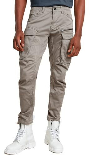 G-STAR Rovic Zip 3D Regular Tapered Pants Pantalones, Beige (Elephant Skin D02190-5126-g106), 32W / 30L Hombre