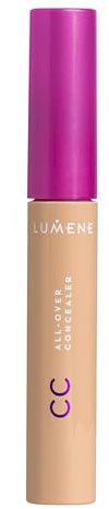 LUMENE CC Color Correcting All-Over Concealer with Lightweight & Medium Coverage, Vegan Formula, 4 Tan 8,5 ml