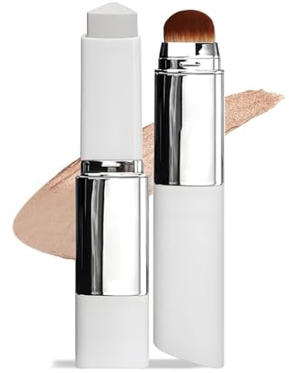 2025 Neu Hydrating Lightweight Foundation Stick, Color-Changing Foundation Stick with Volufiline, Korean Make Up 2 In 1 Mehrzweck Feuchtigkeits Full Coverage Foundation Stick (03#Mittel)
