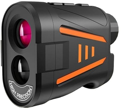 Télémètre de golf portable avec correction de pente, chargement USB, zoom 6x, multifonctions, mesure de la hauteur, de l'angle et de la distance, portée jusqu'à 1800 m. Portée télescopique : 1800 m.
