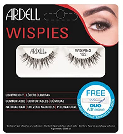 Ardell Lashes Wispies 122 with Free DUO Glue