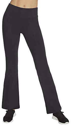 Skechers Womens Standard Go Walk High Waisted Flare Pant, Black, Medium