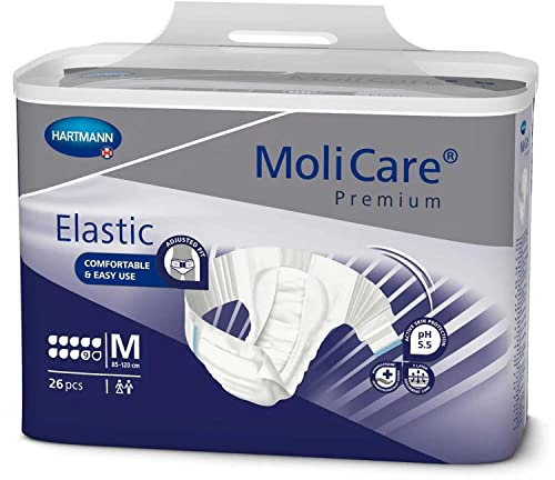 MoliCare Premium Elastic M Windeln, 9 Tropfen, 3 Beutel