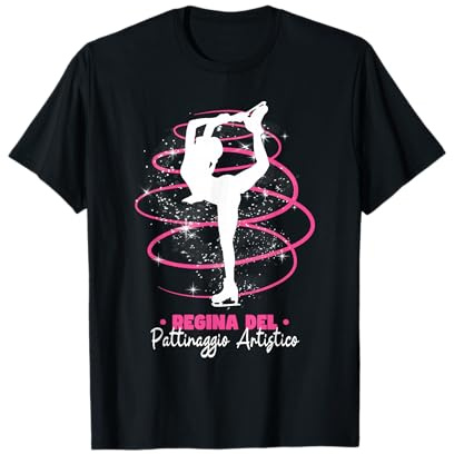 Regina Del Pattinaggio Artistico Ragazza Maglietta