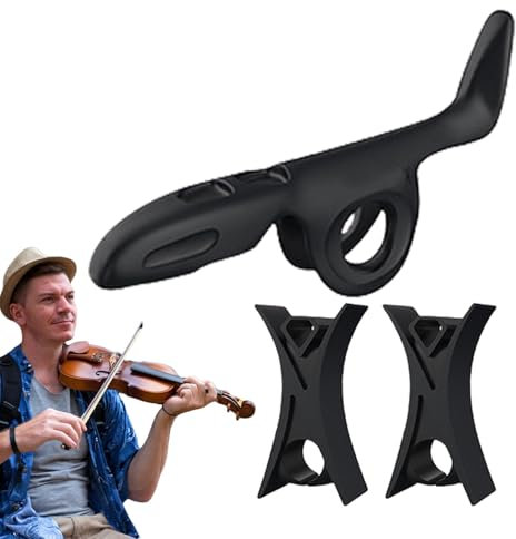 Syengery Lehrmittel für Bratschenbögen, Korrektor für Geigenbögen | Tragbarer Violinbogengriff Partner Violinbogengriff,Kompakter Bogenglätter, Bogenhalte-Lehrhilfe für Anfänger