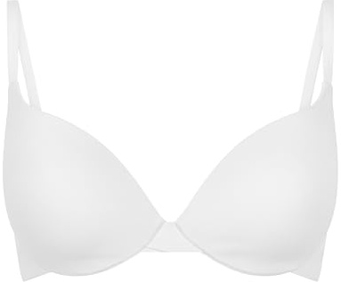 Hunkemöller Vorgeformter Push-up-Bügel-BH aus Baumwolle - Bright White - 80B