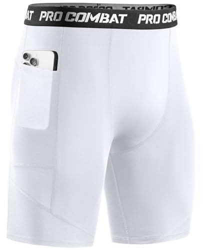 Niksa Kompressionsshorts i 1- eller 3-pack, herr, sportkalsonger, snabbtorkande löparbyxor, korta, med mobiltelefonficka