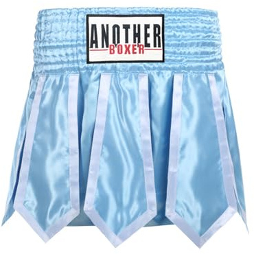 LDOZ Boxningsshorts Mjuk MMA BJJ Muay Thai Fighting Träningsshorts för vuxna och barn(Blue,XL)