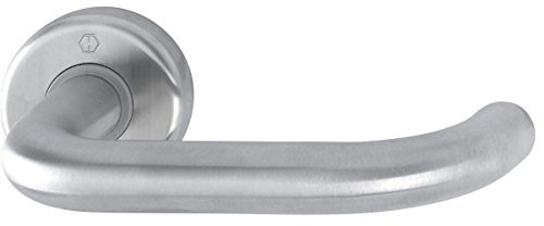 HOPPE Rosettengarnitur Bad Edelstahl matt