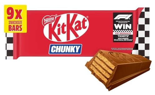 KitKat Chunky Chocolate Biscuit Bar Multipack, 288g 32g 9 Pack