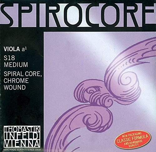 Thomastik Cuerda para Viola 4/4 Spirocore - cuerda La núcleo en espiral entorchado aluminio, mediana