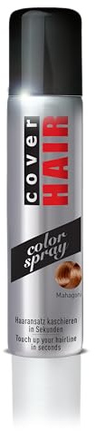 COVER HAIR – Color Hair Approach Spray Mahogny 100 ml för enkel och snabb täckning av hårfästet I Skonsam och pålitlig hårfastsättning tack vare maximal täckning och väderbeständig formel