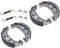 2X Bremsbacken Satz Sport + Federn für Simson S51 S50 KR51 S70 SR50 Schwalbe Star geschlitzt genutet Vorne + Hinten