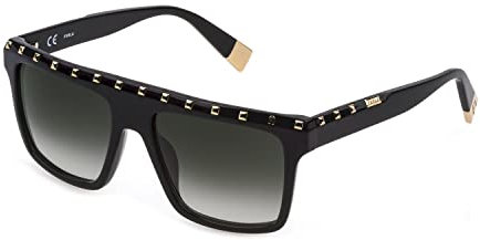 Furla Damen SFU535 Sunglasses, Schwarz (Shiny Black), 54