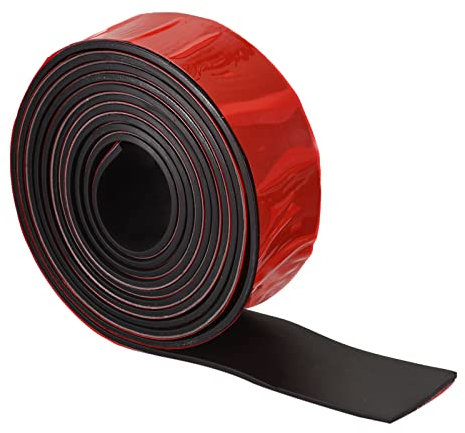sourcing map Bande Caoutchouc Néoprène Feuille Rouleau, Adhésif Dos Solide 4mm(T) x30mm(W) x3000mm(L), Bricolage Joint étanchéité, Scellage Rembourrage, Réduction Vibration Tapis