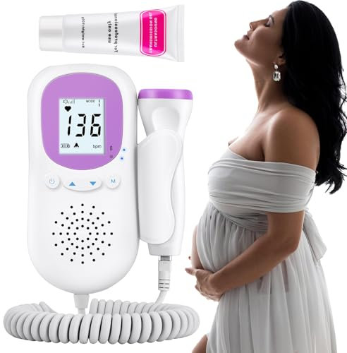 Gel for Baby Heartbeat Monitor Pregnancy, Doppler Fetal Monitor Accessories Easy to Use at Home,UK-BAB05