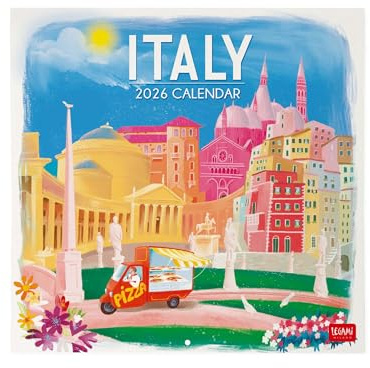 Legami - Calendario da Parete 2026, Italy, Calendario da Muro Grande, 12 Mesi e Planner Annuale, in Inglese, Spazio per Note, Segni Zodiacali, Festività Internazionali, 30 x 29 cm