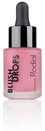 Rodial Blush Drops Frosted Pink 15 ml - Feuchtigkeitsspendendes Gesichts-Rouge, lang anhaltendes Finish, natürlich strahlendes, taufrisches Hautglow, flüssiges rosa Rouge