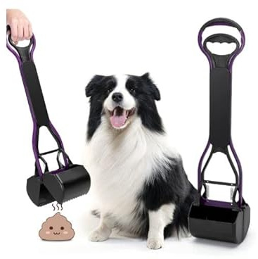 Generico Paletta a Forma di Pinza, per Raccogliere Escrementi dei Nostri Cani o Gatti, Lunghezza 62,5 cm