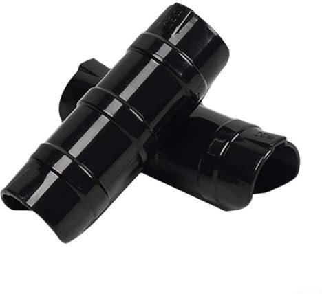 20 clip per telaio di serre, morsetti per pellicola per piante e serre, clip per tubi per edifici da giardino, clip per pellicola per piante (nero, 20 mm)