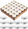Lumini da tè, candeline tealight, 50 Aromatic Tealight, Lumini Profumate, Candele profumate, Tealights Candele Profumate, Candele alta qualità in bianco, Decora, festeggia, rilassa le candele