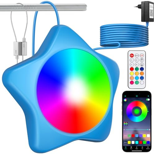 AHJ LED Poolbeleuchtung Unterwasser für Aufstellpool, 10W 12V RGB Pool LED Beleuchtung mit Dimmbar Farbwechselnde, Pool Lampe Unterwasser mit APP-Kontrolle, Pool Licht IP68 Wasserdicht mit 8m Kabel