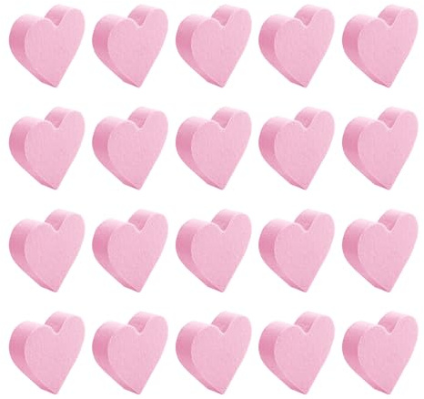 Lima per unghie a forma di cuore per lucidatura delicata e lucidatura sensibili, con impugnatura ergonomica, lima per manicure domestica