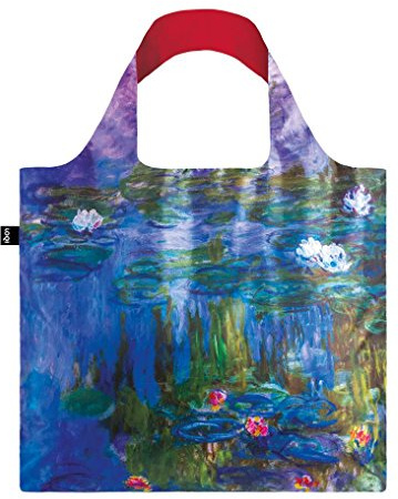 LOQI Museum Claude Monet vattenliljor, 1913 tygväska, flerfärgad, 50 cm, Tyg- och strandväska