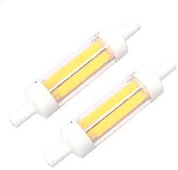 LEKIBOP R7S LED Double Ended Tube Bulbs Beads Lighting AC 220V 5W Energy Saving 3 Pcs COB Advertising Lighting Landscape Lighting Hotel Exterior Lighting Shop Lighting (Cool White, 2 PCS)