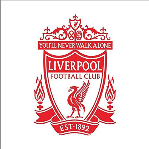 Väggklistermärke konst väggdekal 3D Liverpool självhäftande fotbollsklubb 58 x 85 cm