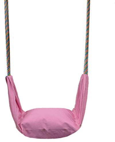 zxb-shop Swings Cute Outdoor Swing Hanging Chair Thickened Seat Cushion Swing Portable Outdoor Swing Indoor Balcony Garden Cradle Chair Swing Swing Outside Toys (Color : B)