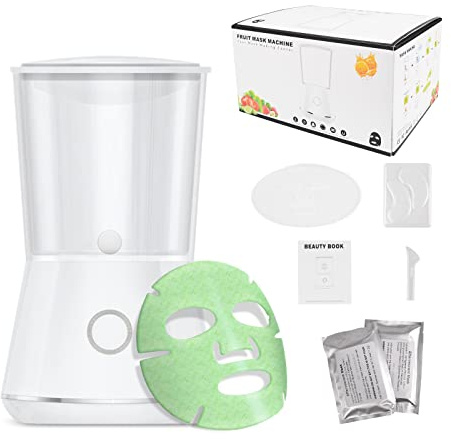 Creatore di maschere per il viso con collagene 16 pezzi, maschera per frutta e verdura naturale fai-da-te, cura della pelle del viso SPA, regalo di San Valentino, regalo di Natale (Battery)