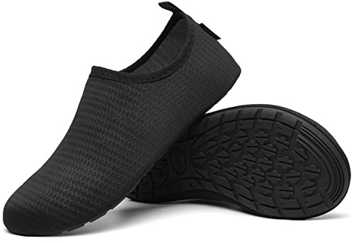 SAGUARO Hem sneakers Herr Kvinnor Tofflor Halkfria Lätta Slipper, Svart/119, 42/43 EU