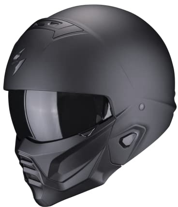 Motorradhelm Street Fight Scorpion EXO-Combat 2 II Helmet ECE 22.06, Größe XL (60 cm)